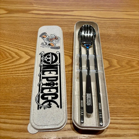 One Piece Stainless Steel Portable Cutlery Set